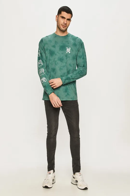 Vans - Tričko s dlhým rukávom zelená