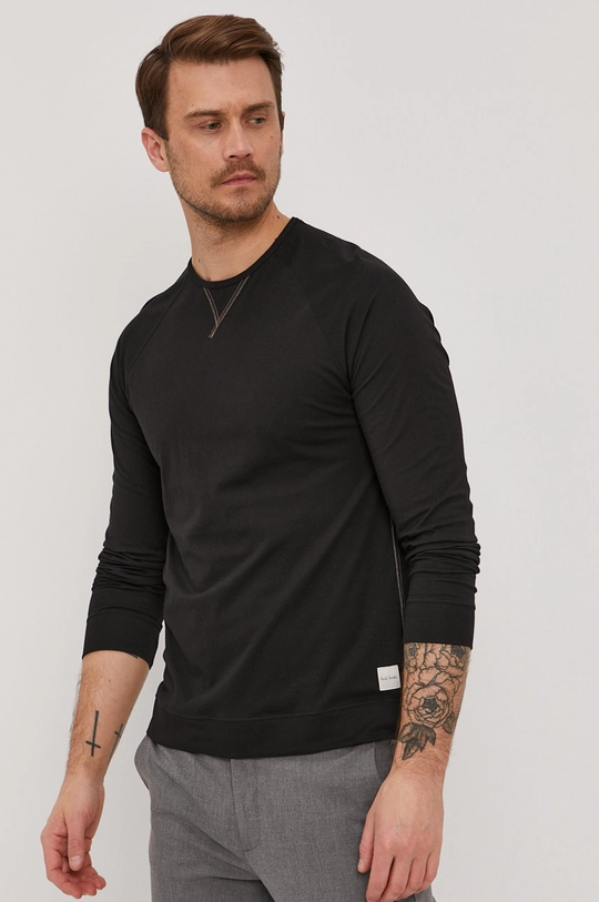 czarny PS Paul Smith Longsleeve Męski