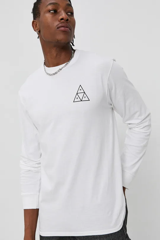 HUF Longsleeve bawełniany 100 % Bawełna