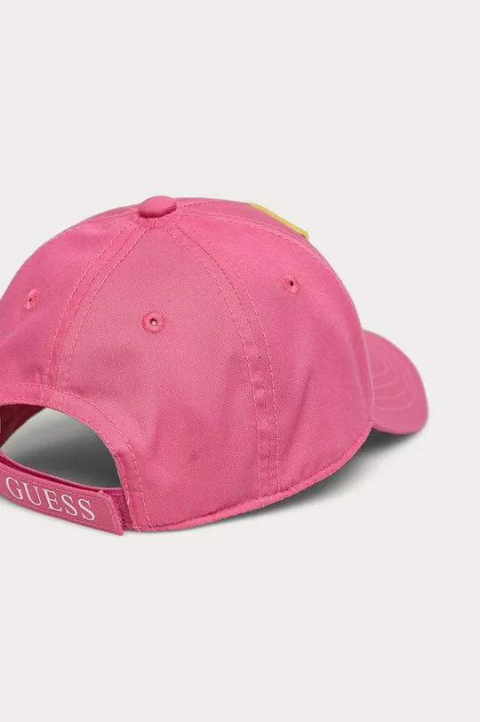 Guess - Дитяча кепка рожевий