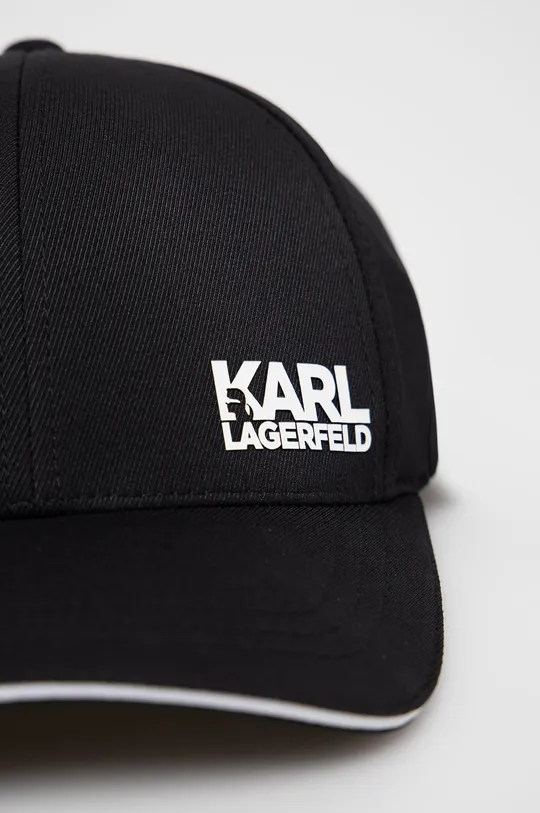 Čiapka Karl Lagerfeld čierna