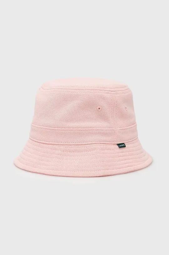 pink Lacoste cotton hat Unisex
