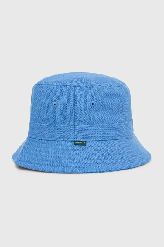 Pamučni šešir Lacoste plava
