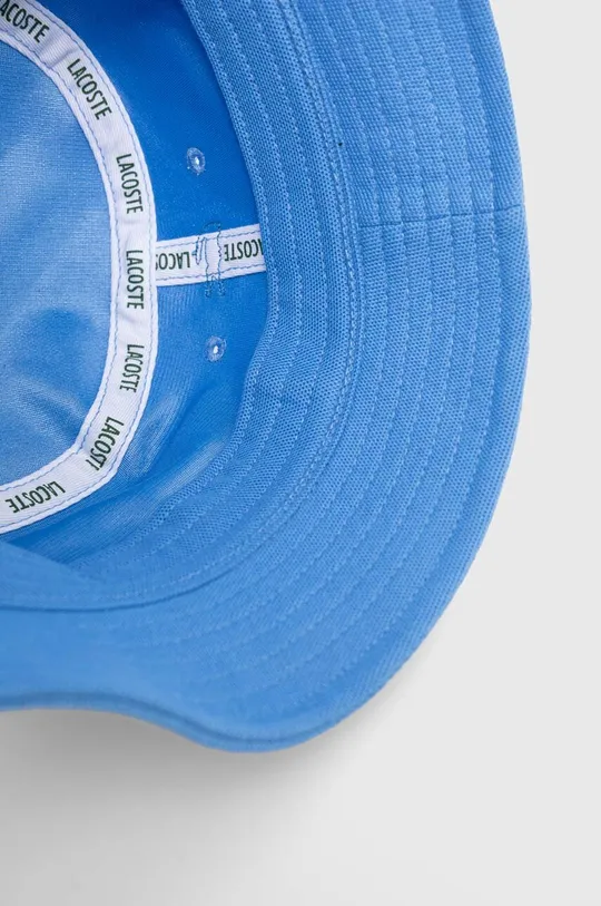 μπλε Βαμβακερό καπέλο Lacoste
