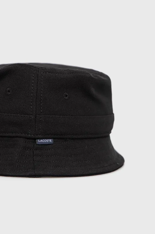 Lacoste cotton hat black