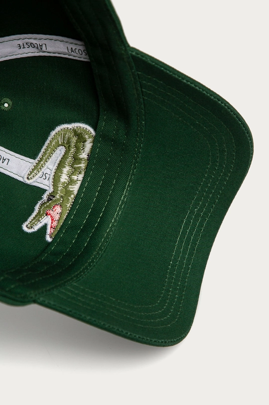 green Lacoste beanie