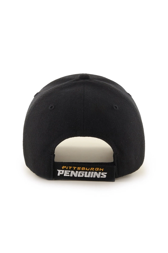 47brand - Καπέλο με γείσο NHL Pittsburgh Penguins μαύρο