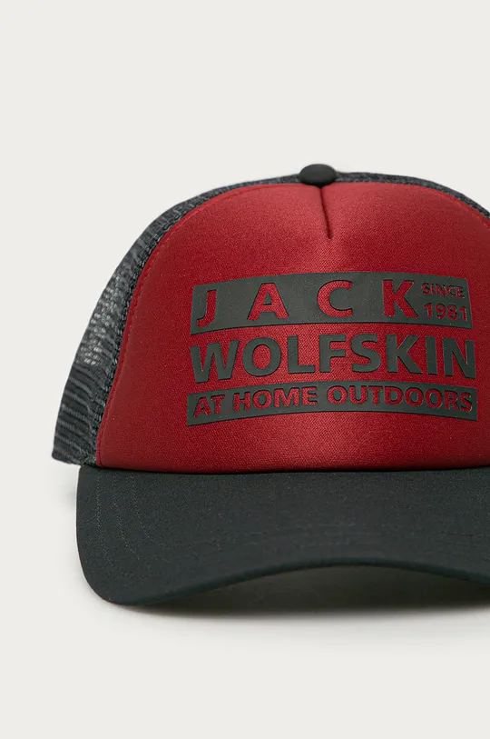 Jack Wolfskin - Czapka czerwony