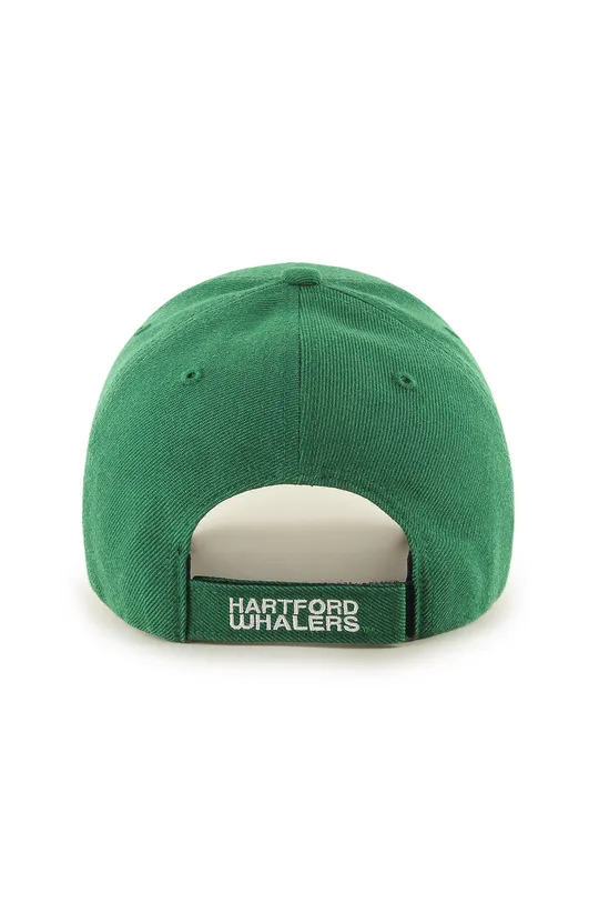 47 brand - Καπέλο με γείσο NHL Vintage Hartford Whalers πράσινο