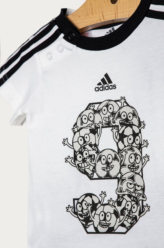 adidas Performance Komplet dziecięcy GM8966 kolor biały | Answear.com