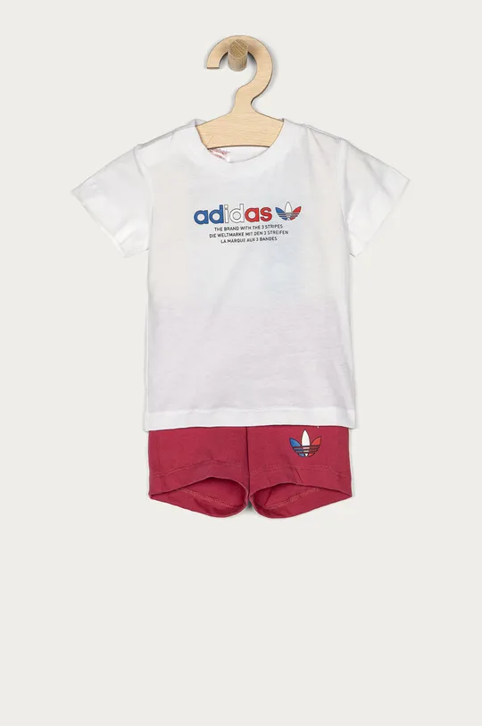 biały adidas Originals Komplet dziecięcy GN7415 Dziewczęcy