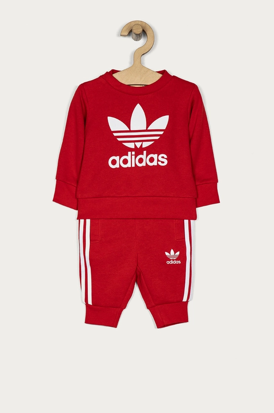 červená adidas Originals - Detská tepláková súprava 62-104 cm GN8195 Detský