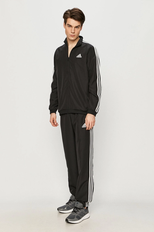 črna adidas trenirka Moški