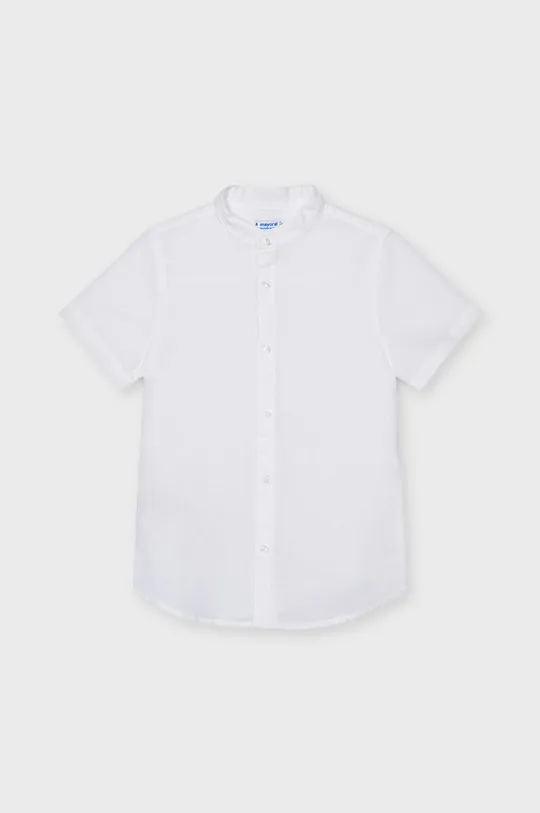 biały Mayoral - Koszula dziecięca Chłopięcy