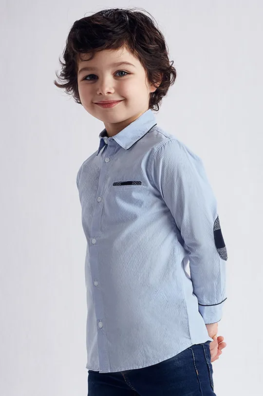 голубой Mayoral - Детская рубашка Для мальчиков