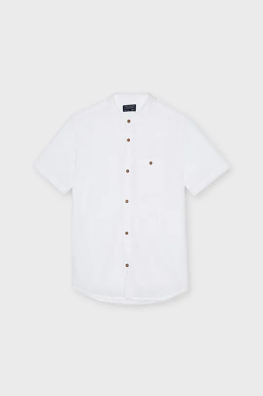 белый Mayoral - Детская рубашка 128-172 cm Для мальчиков