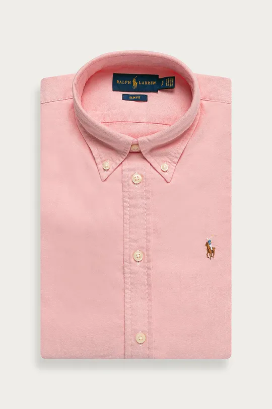 ružová Polo Ralph Lauren - Bavlnená košeľa Dámsky