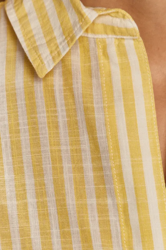 Wrangler Koszula bawełniana żółty