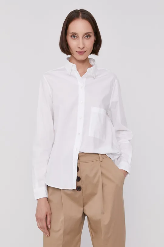 білий Бавовняна сорочка Boss Жіночий