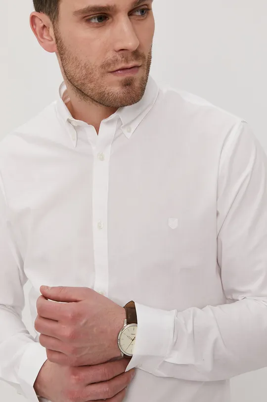 biela Košeľa Premium by Jack&Jones Pánsky