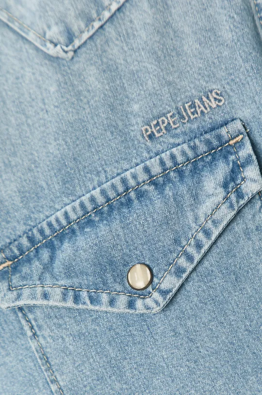 Pepe Jeans - Koszula bawełniana Noah niebieski
