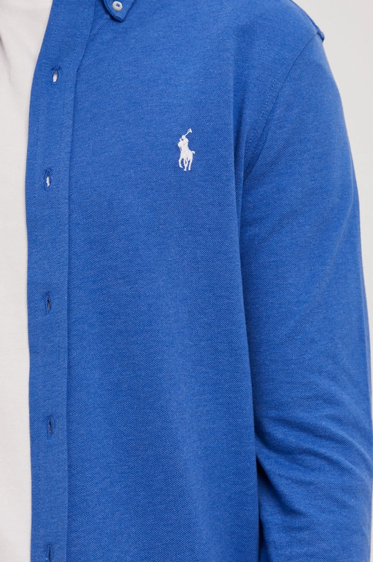 Bavlnená košeľa Polo Ralph Lauren modrá