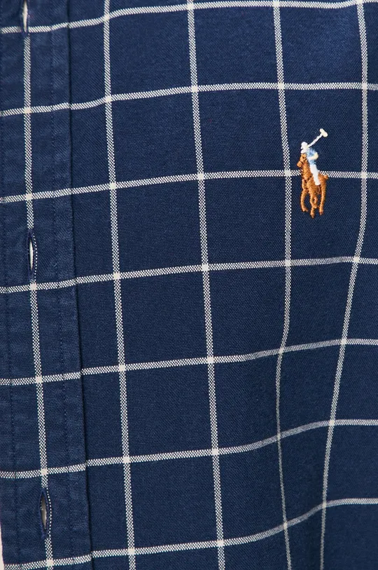 Polo Ralph Lauren - Бавовняна сорочка темно-синій