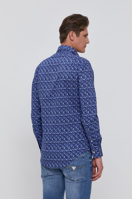 modrá Bavlněné tričko Polo Ralph Lauren