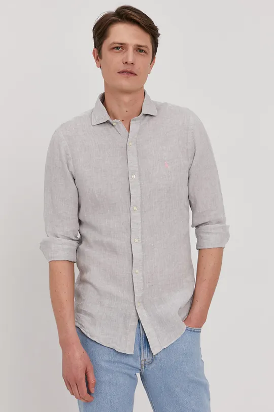 sivá Košeľa Polo Ralph Lauren