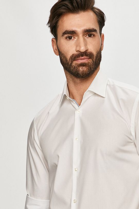 bílá Hugo - Bavlněná košile Pánský