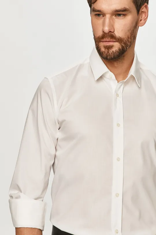 biela Hugo - Bavlnená košeľa Pánsky