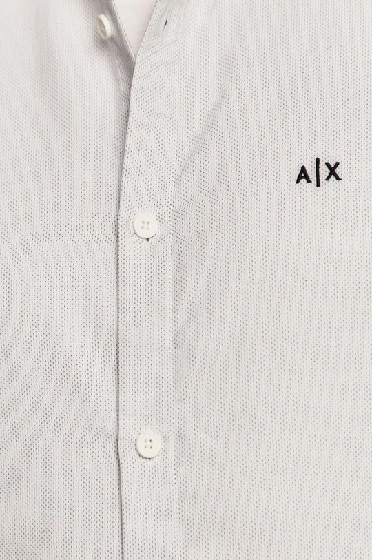 Armani Exchange - Хлопковая рубашка белый