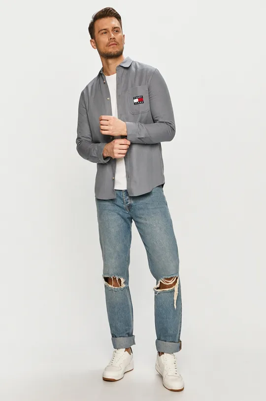 Tommy Jeans - Рубашка  64% Лиоцелл, 36% Органический хлопок