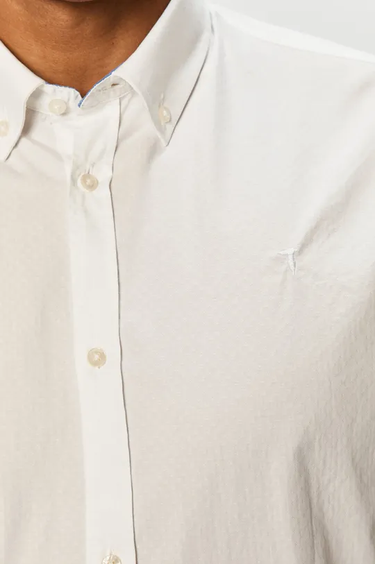 Trussardi Jeans - Bavlnená košeľa biela