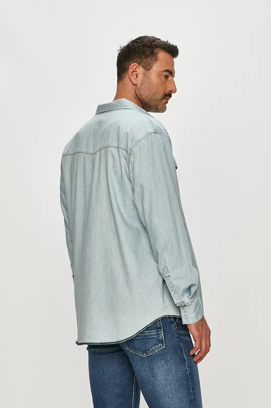 niebieski Wrangler - Koszula jeansowa