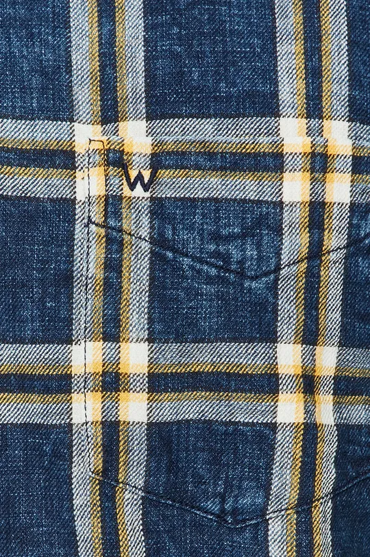 Wrangler - Бавовняна сорочка темно-синій