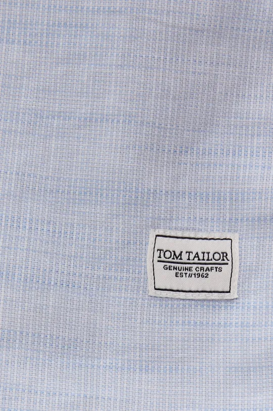 Бавовняна сорочка Tom Tailor блакитний