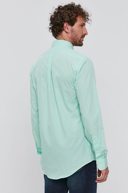 svetlozelená Bavlnená košeľa Polo Ralph Lauren
