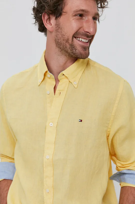 żółty Tommy Hilfiger Koszula Męski
