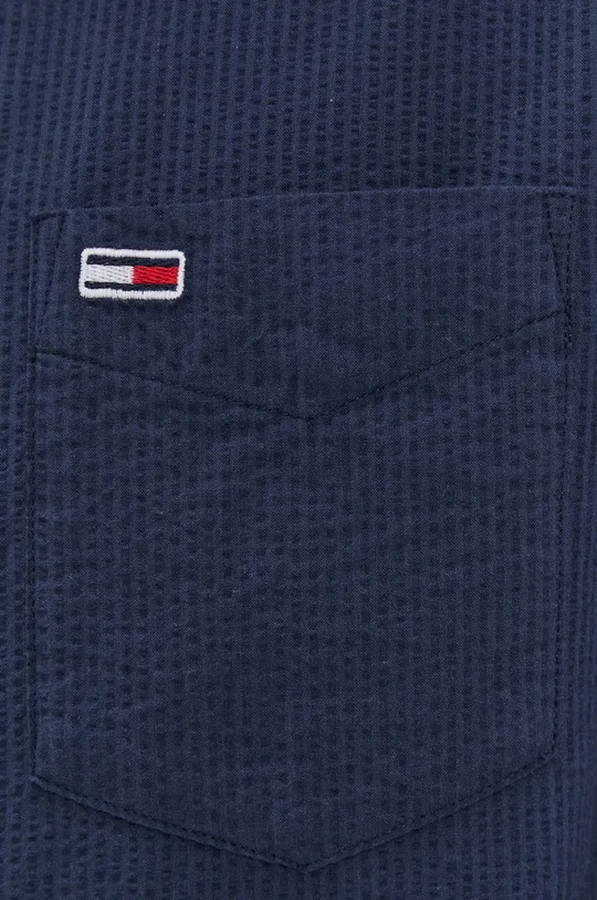 Бавовняна сорочка Tommy Jeans темно-синій