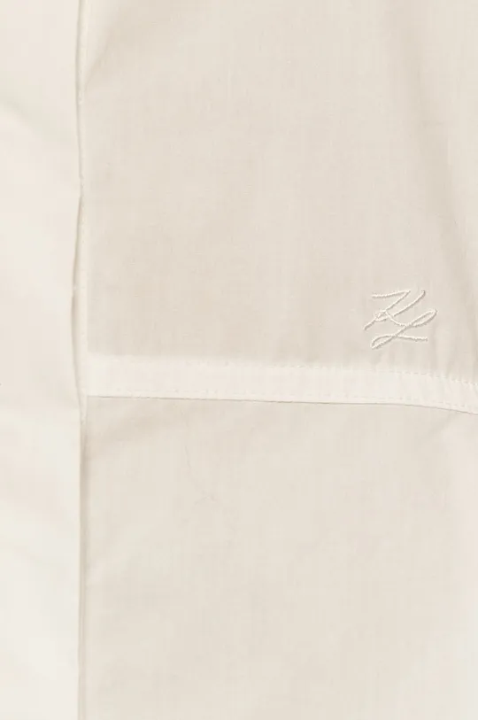 Karl Lagerfeld - Хлопковая рубашка белый