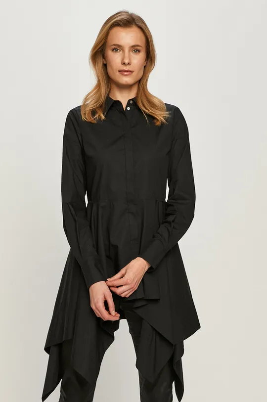 čierna Karl Lagerfeld - Bavlnená košeľa Dámsky