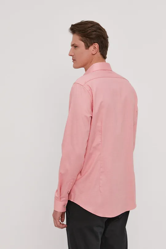 rózsaszín Calvin Klein pamut ing