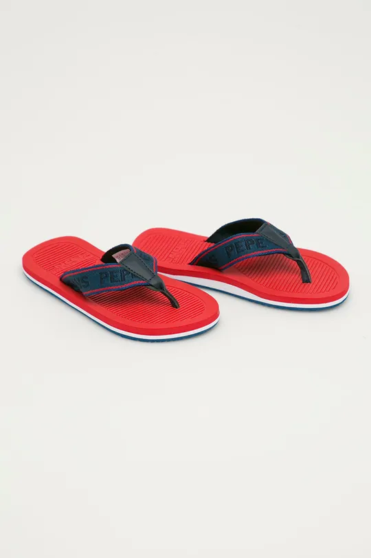 Pepe Jeans - Japonki dziecięce Off Beach Tape czerwony