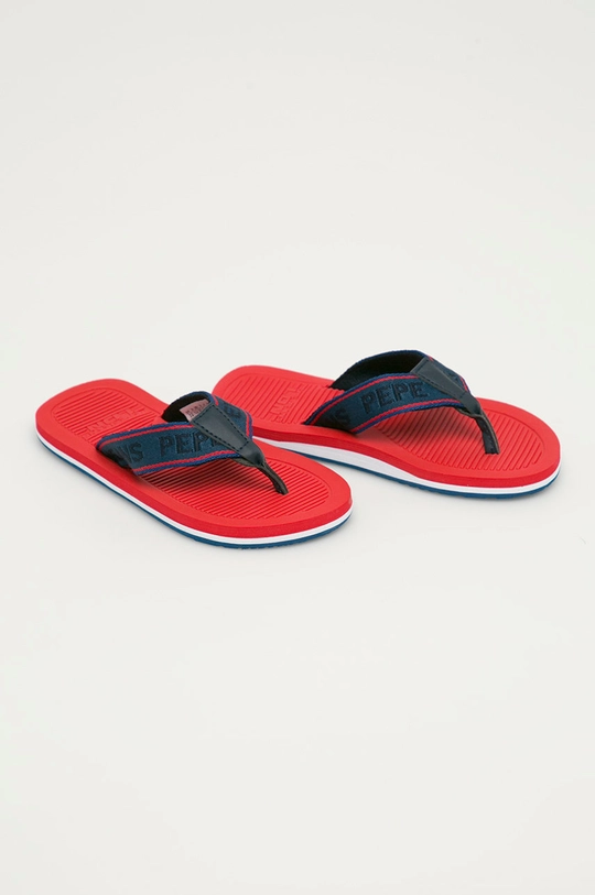 Pepe Jeans - Gyerek tangapapucs Off Beach Tape piros