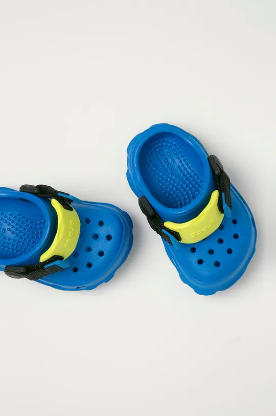блакитний Дитячі шльопанці Crocs