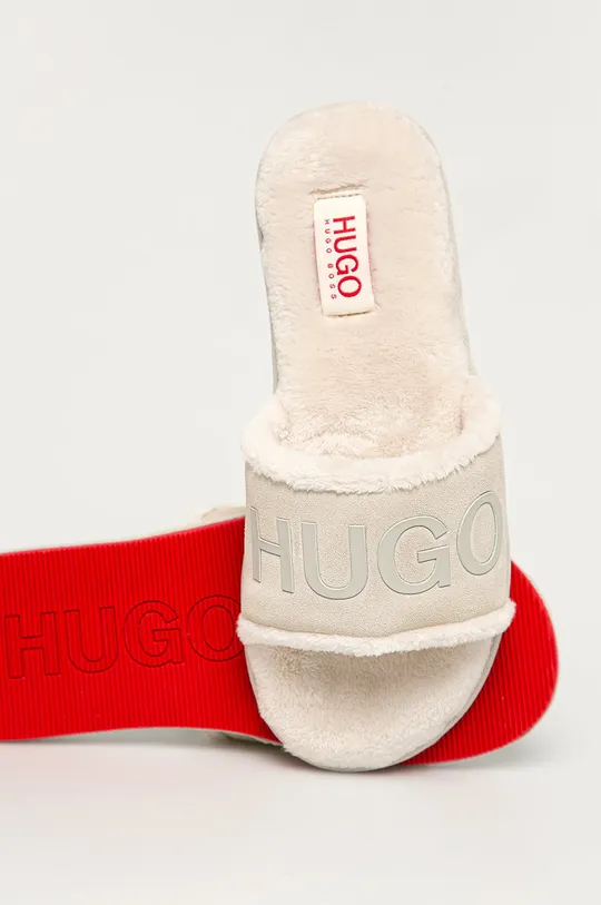 béžová Hugo - Semišové papuče