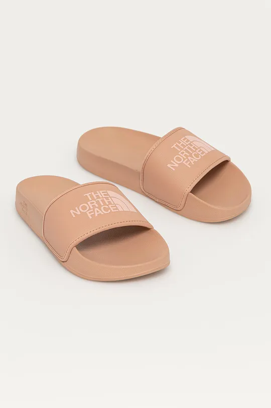 The North Face sliders pink