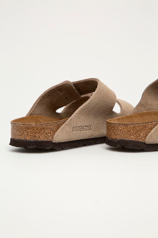 Birkenstock - Papuci din piele Arizona  Gamba: Piele intoarsa Interiorul: Piele intoarsa Talpa: Material sintetic