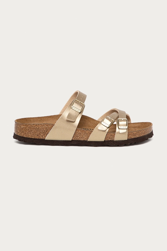 zlatá Birkenstock - Šľapky Franca Dámsky